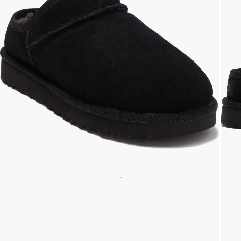 UGG Women's Black Suede Slippers